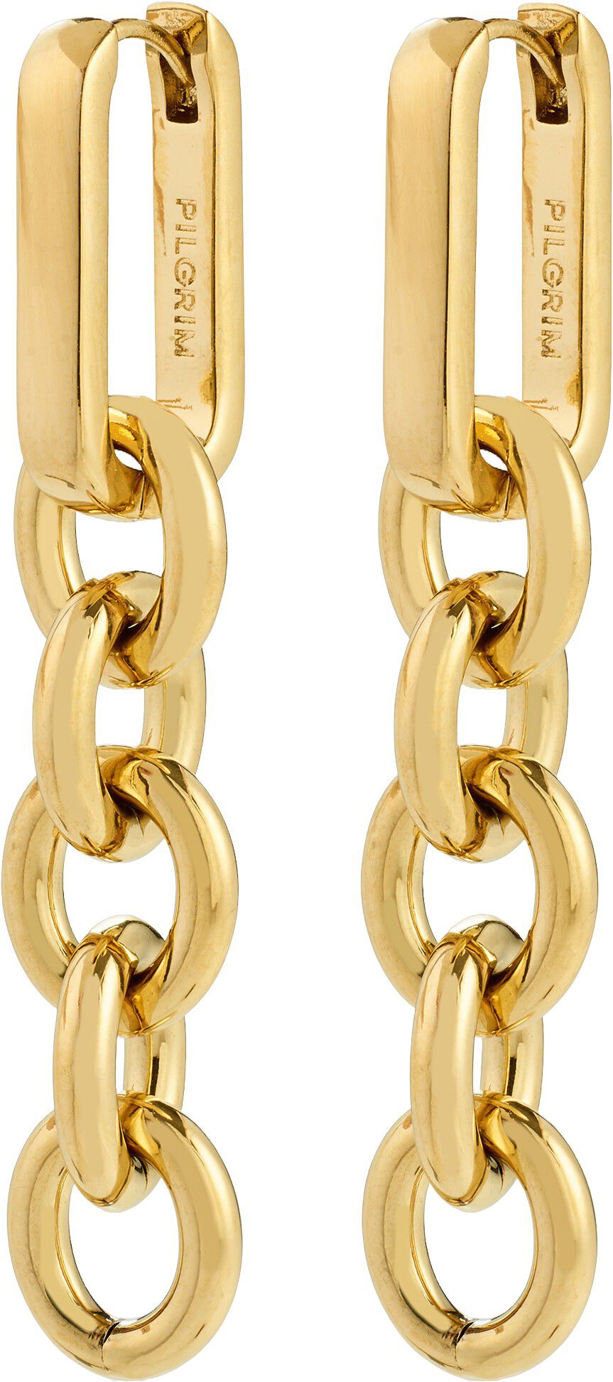 PHASE earrings gold-plated