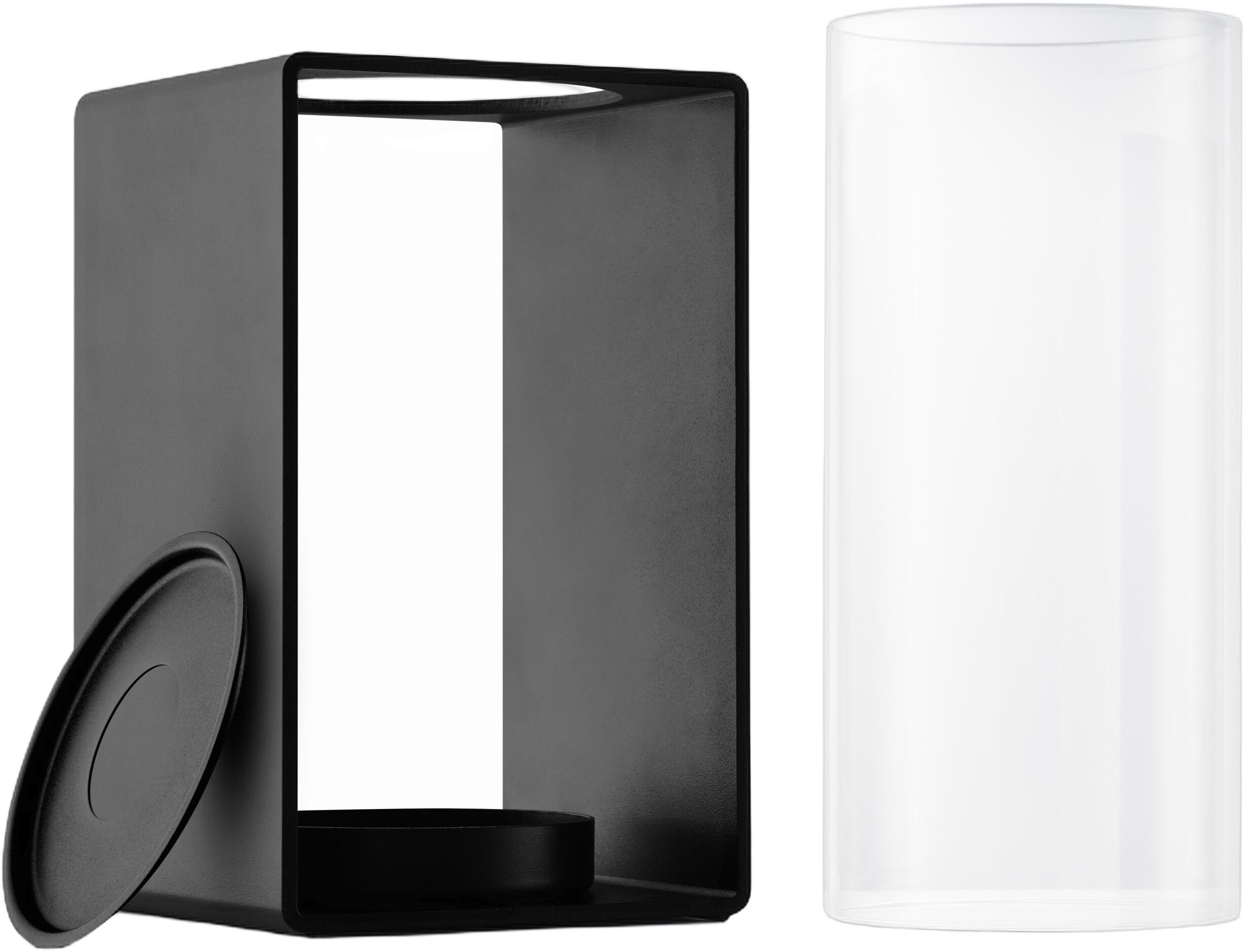 Glow Lanterne 18 cm Black