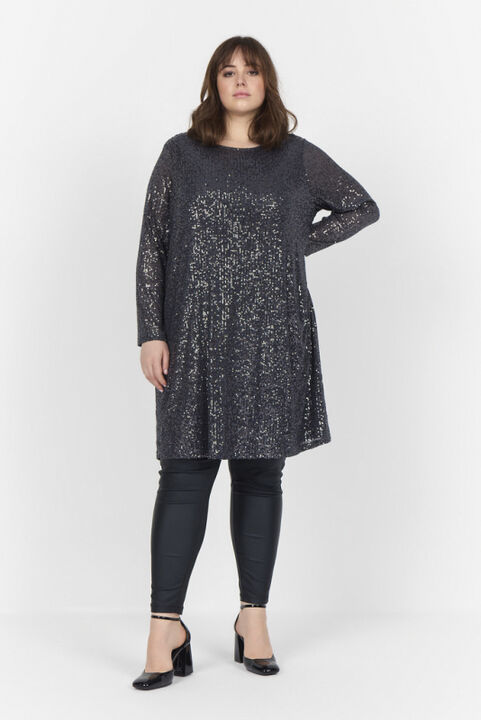 Curvy WA-KATHRINE 4 Kjole Mørk grå