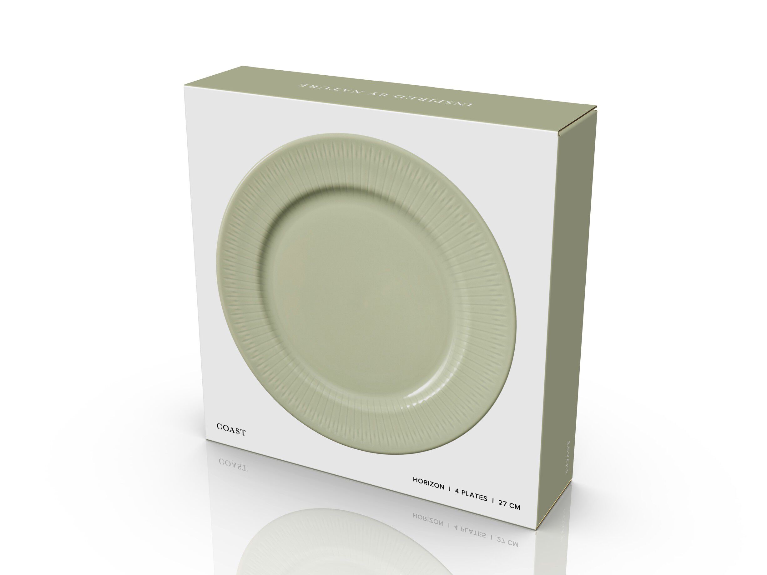 Tallrik Horizon 27 cm 4 st Grass