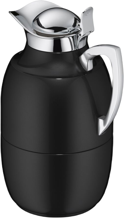 Termoskanna Juwel 1 liter Blank svart Rostfritt stål