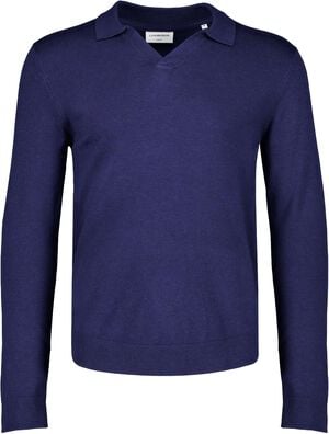 Ecovero L/S v-neck polo