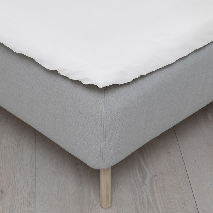 Ekstra fin bomuld lagen hvid