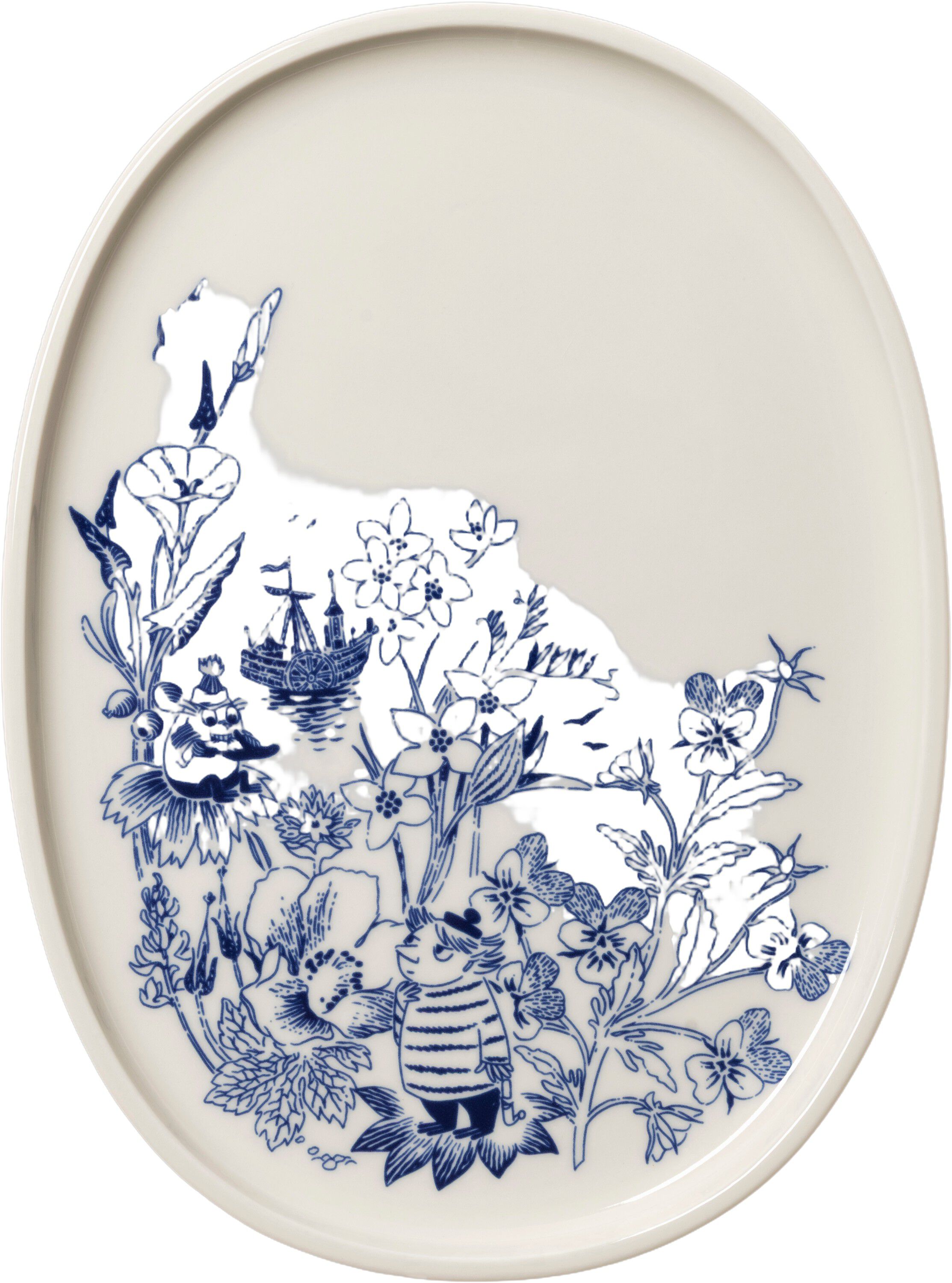 Moomin Arabia serveringsfad 17cm Haru Too-Tikki