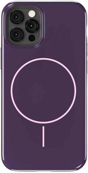 Mono Case Magsafe iPhone 12/12 Pro Deep Plum/Pink