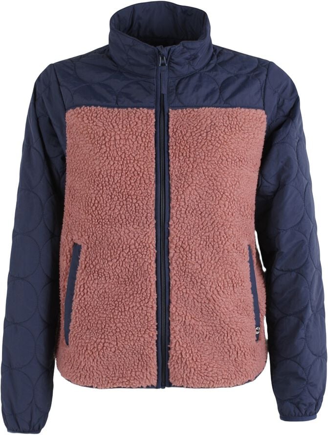 Danehazel Fleece Zip-Up Dk Navy/Rose Beige