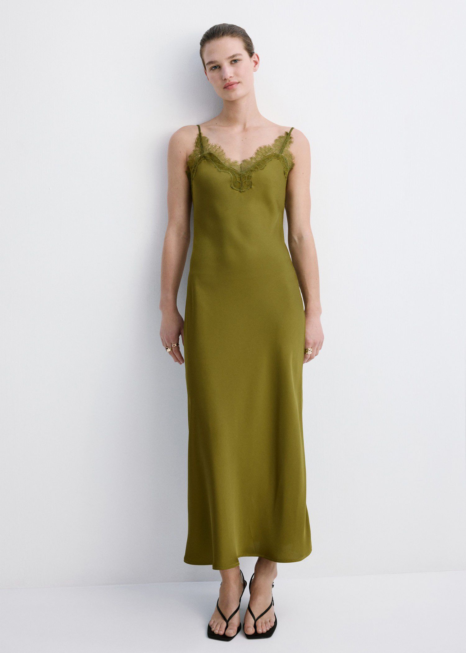 Satin camisole dress