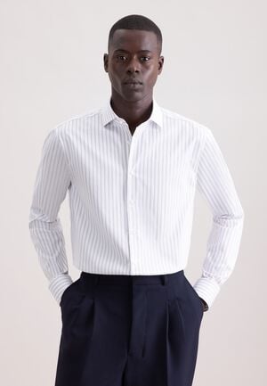 Business shirt Regular 1/1 Kent-Collar Stripes
