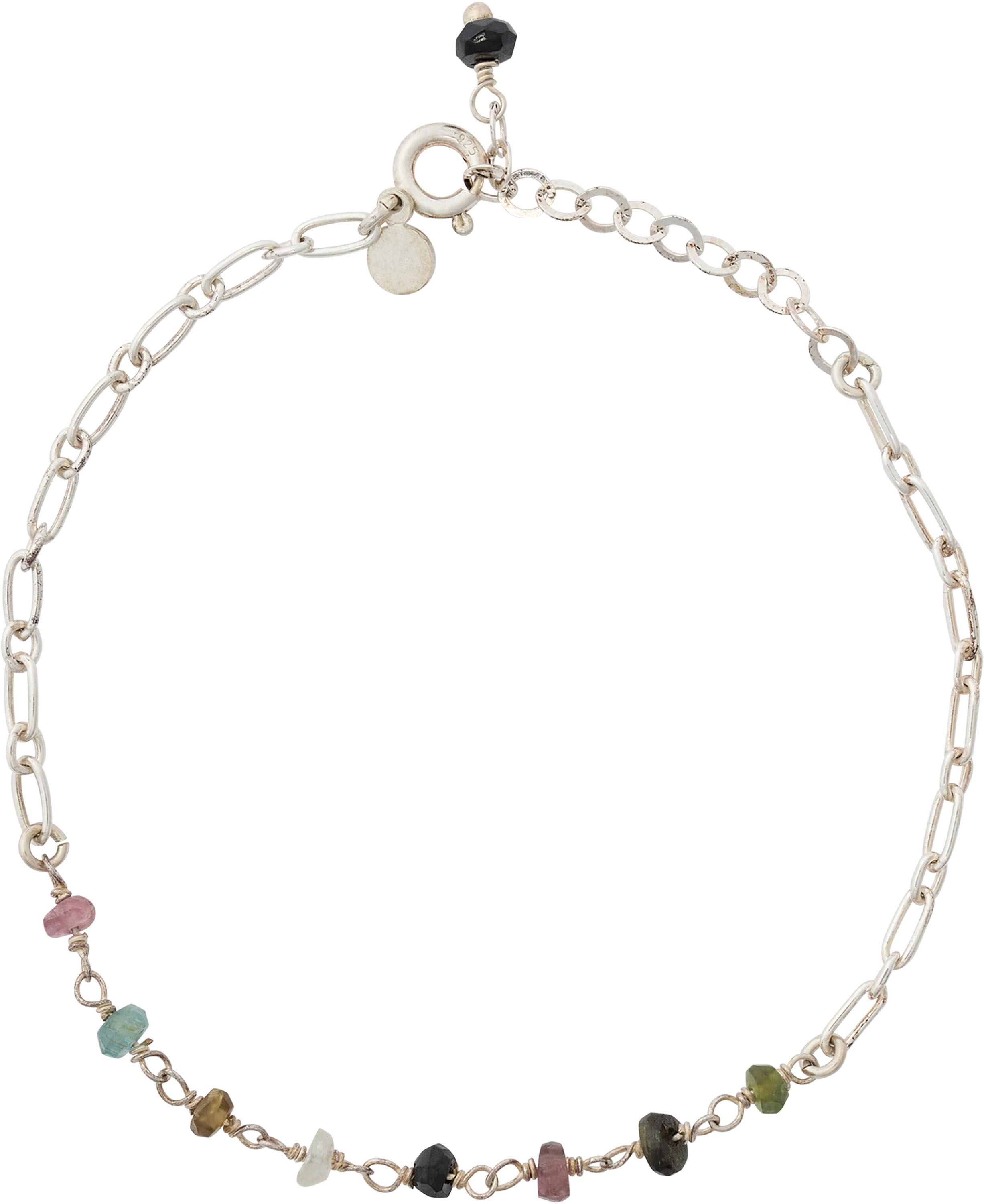 Daisy Tormaline Bracelet - Silver