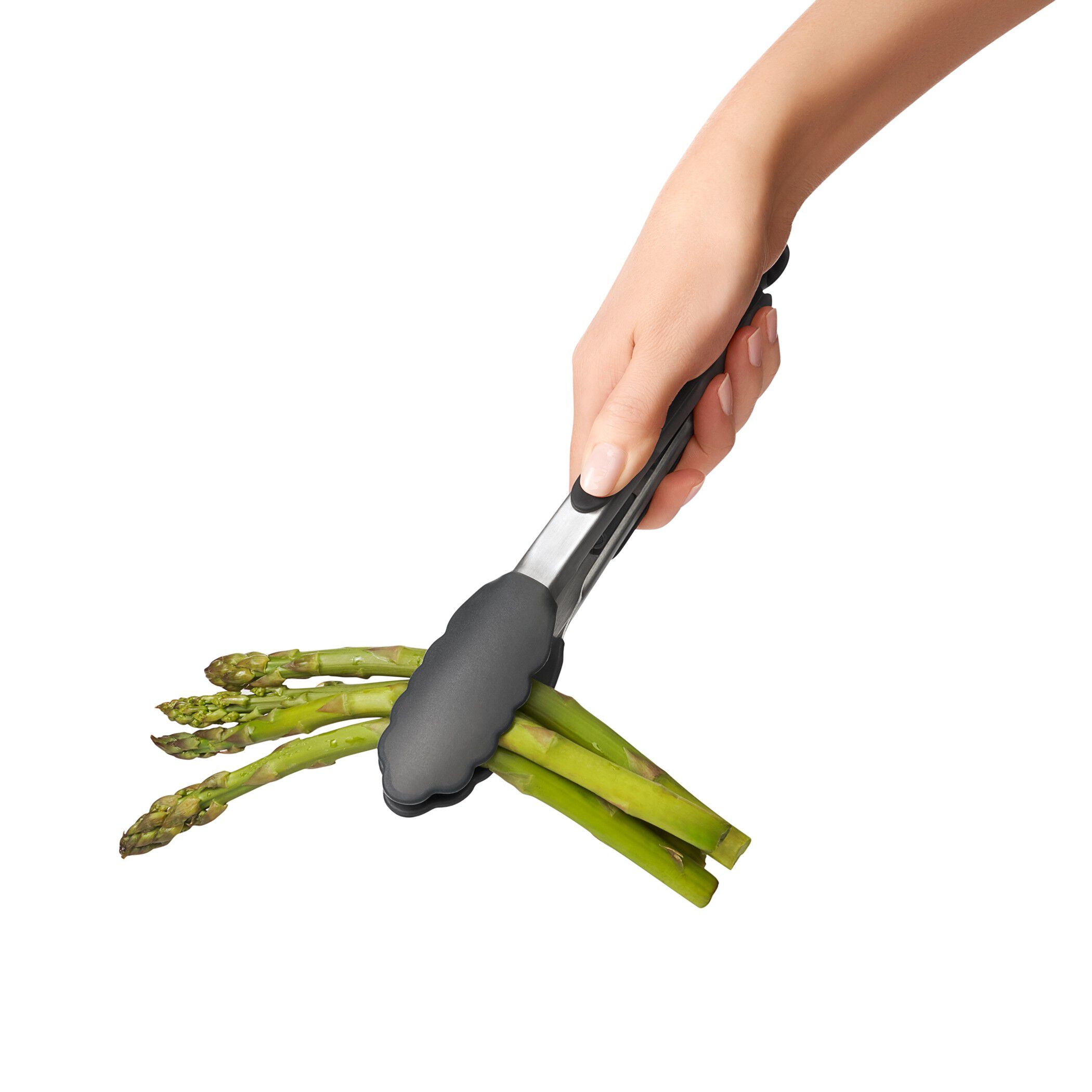Serveringstang m. silikone, 23 cm