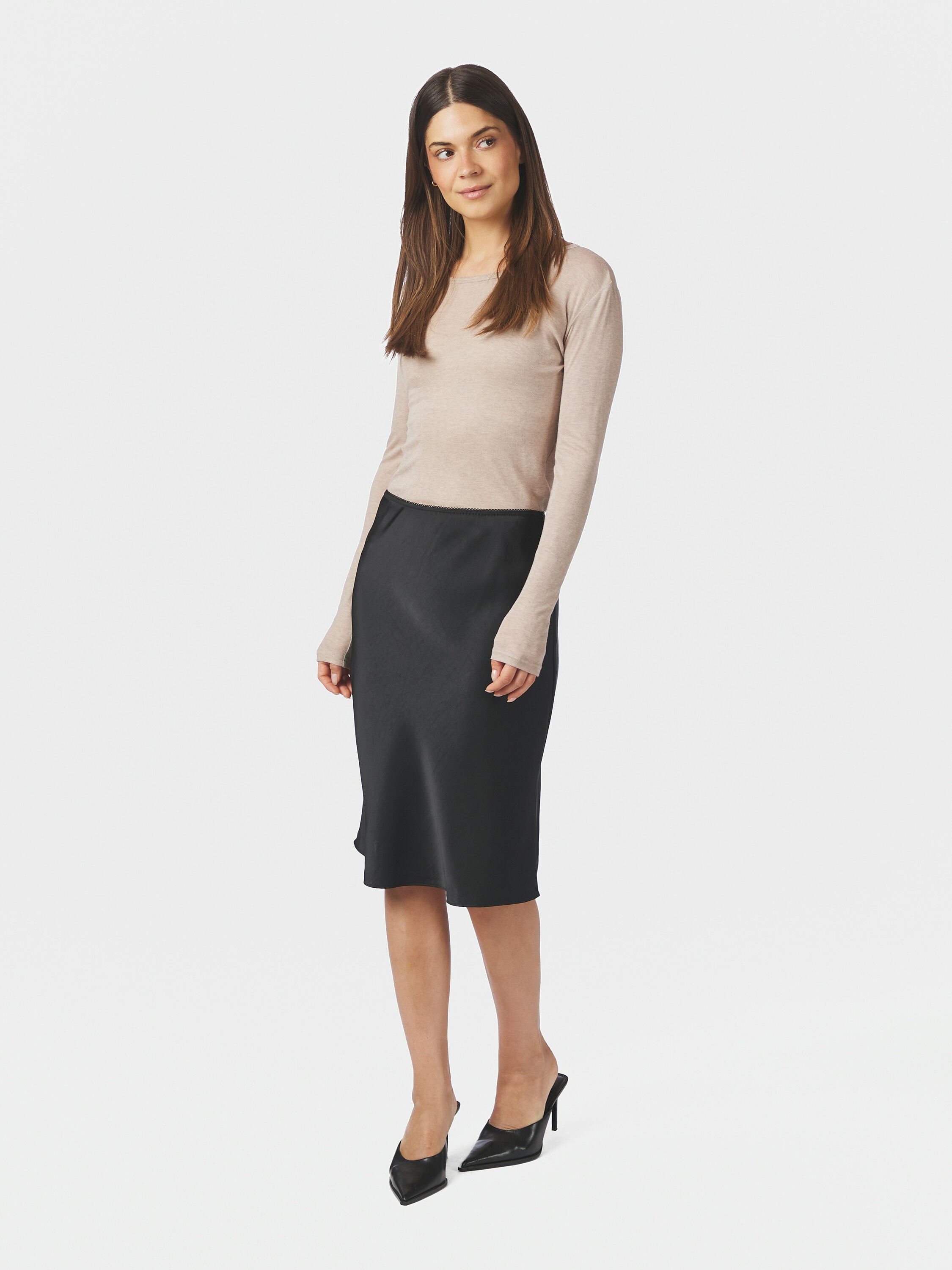 Mindie Heavy Sateen Skirt