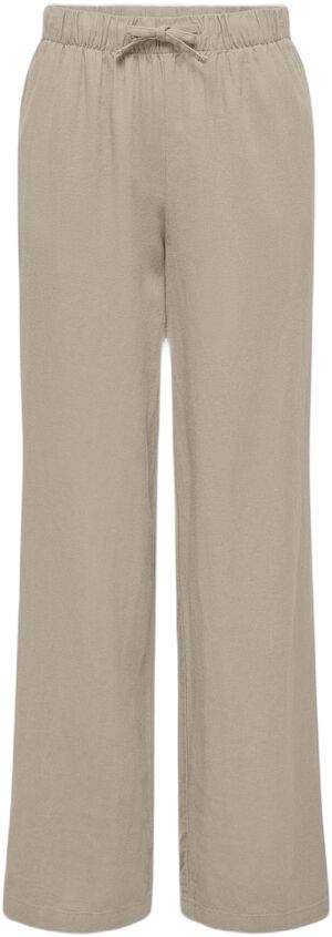 ONLCARO MW LINEN BL PULL-UP PANT CC