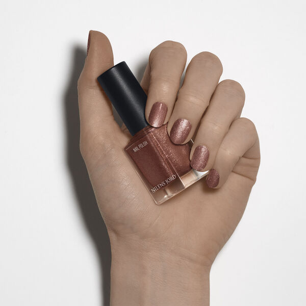 Nail Polish Copper Glitter