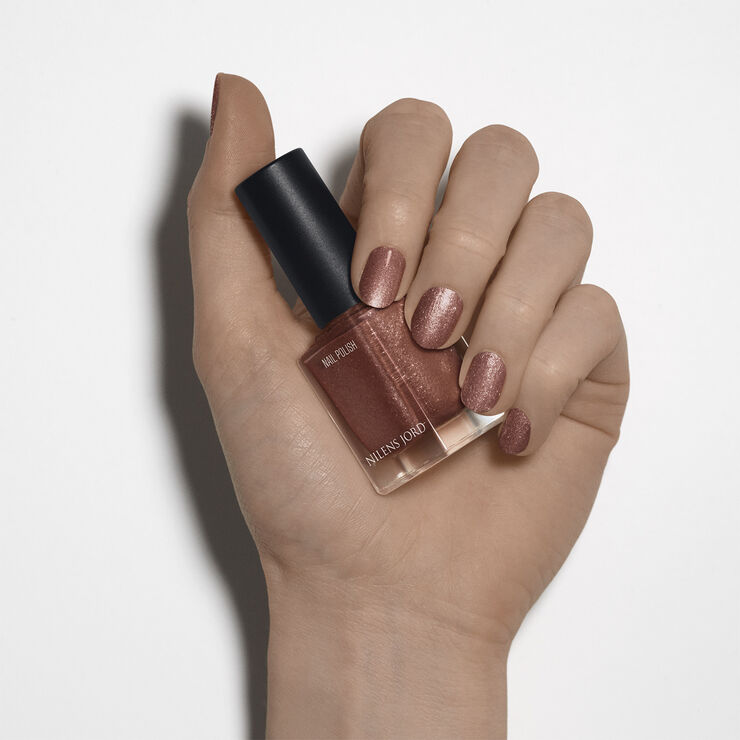 Nail Polish Copper Glitter