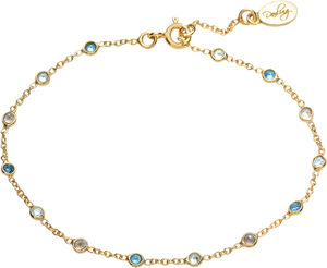 Blue Bezel Bracelet