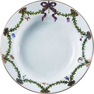 Star Fluted Christmas 24 cm djup tallrik
