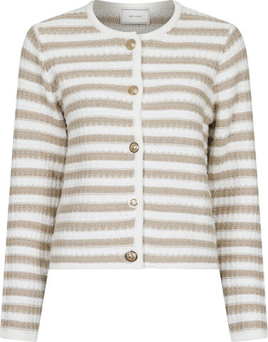 Limone Stripe Knit Jacket