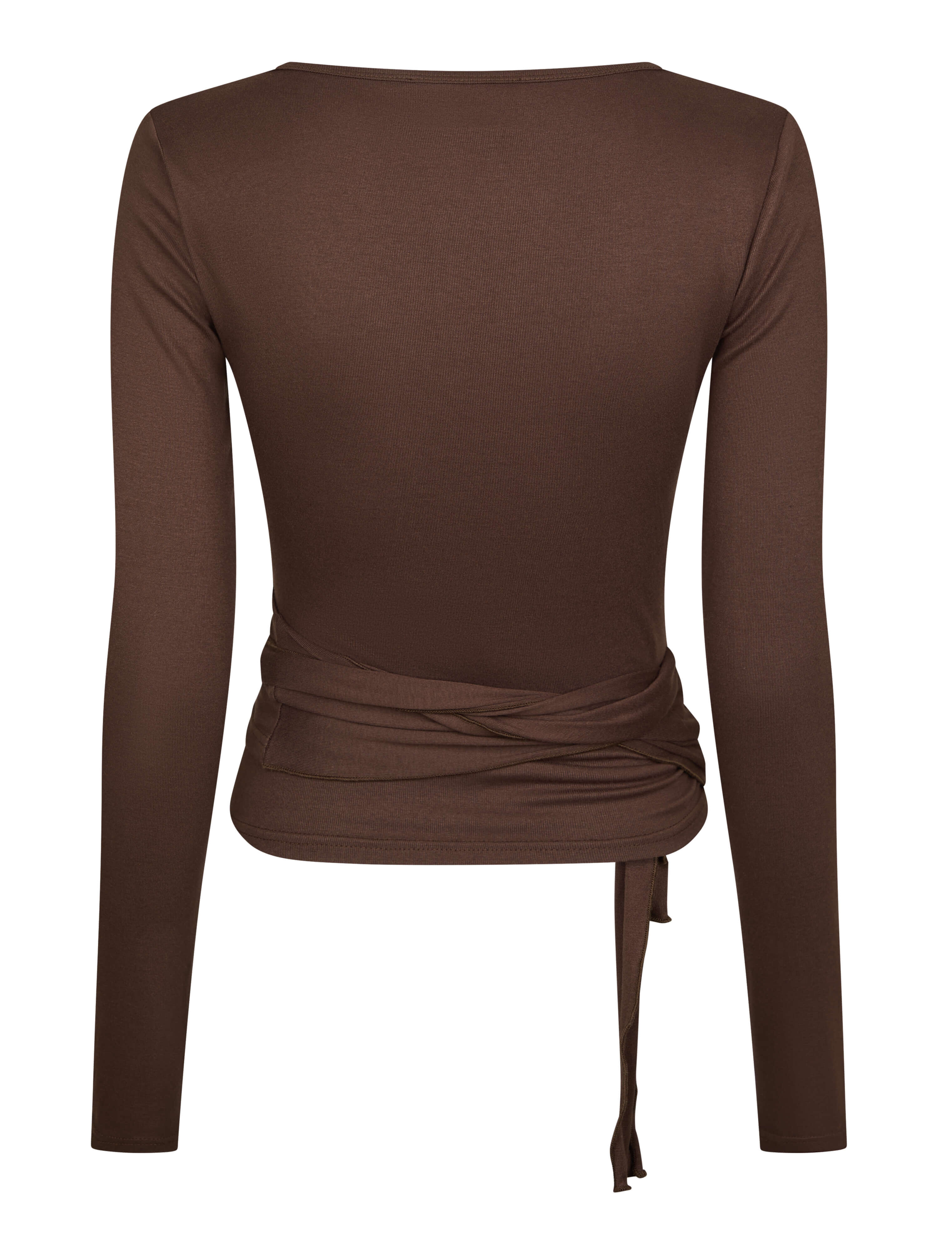 Nia Jersey Wrap Blouse