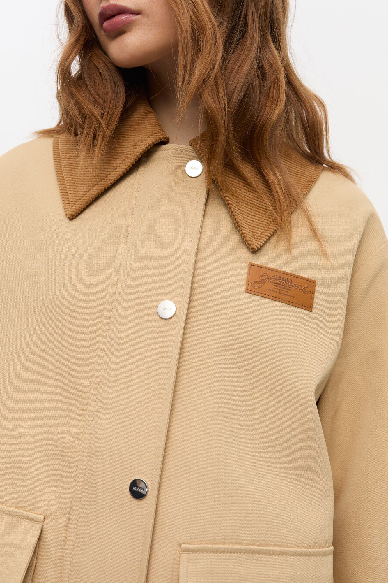 Heavy Twill Midi Jacket