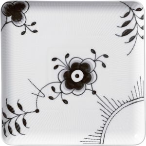 Sort Mega Riflet 20 cm Firkantet tallerken