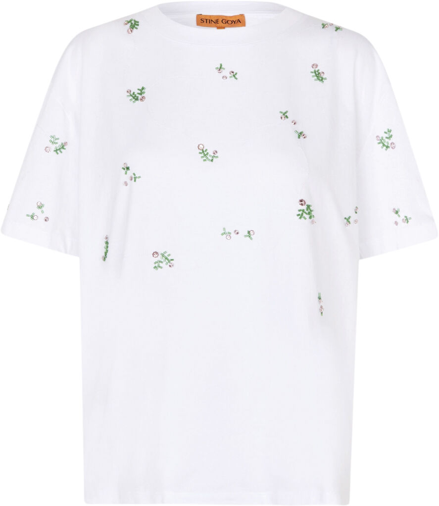 2366 Beaded Jersey, Oversize Short Sleeve T-Shirt