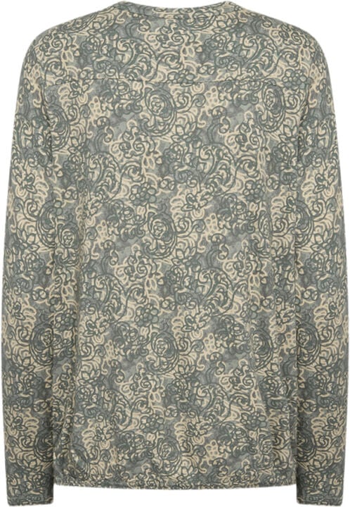 SC-FELICITY AOP 491 Bluse Lysegrøn