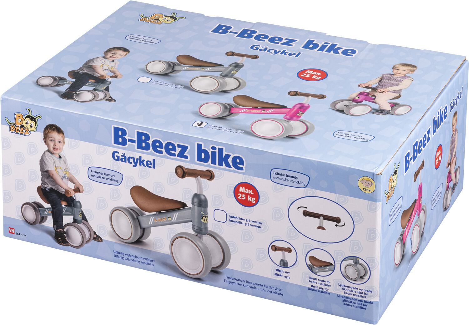 B BEEZ G&Aring;-CYKEL PINK