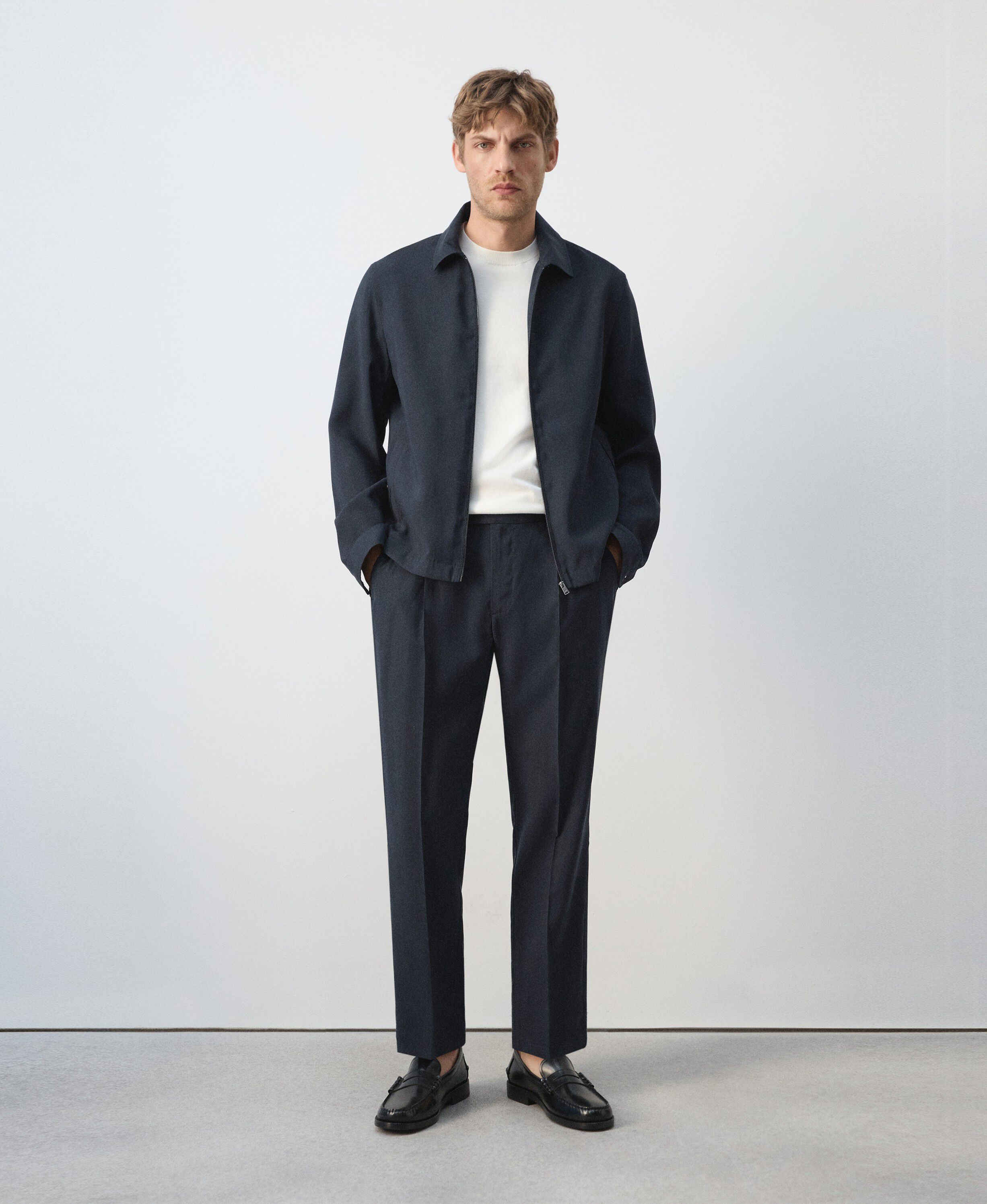 Modal zip jacket