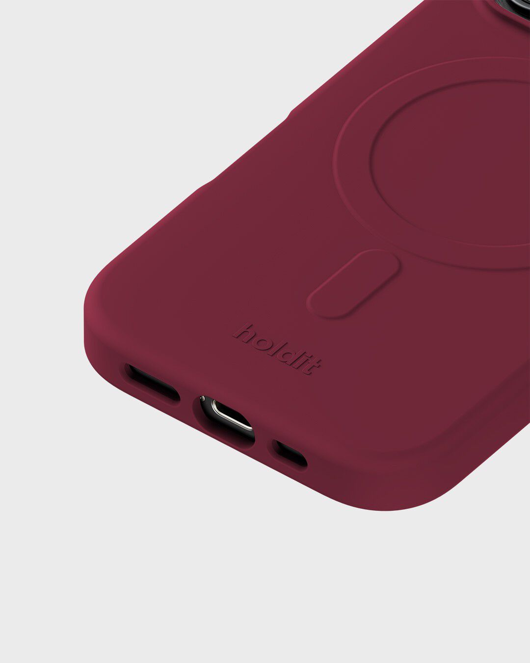 Soft Magsafe Case iPhone 16 Pro Max Red Velvet