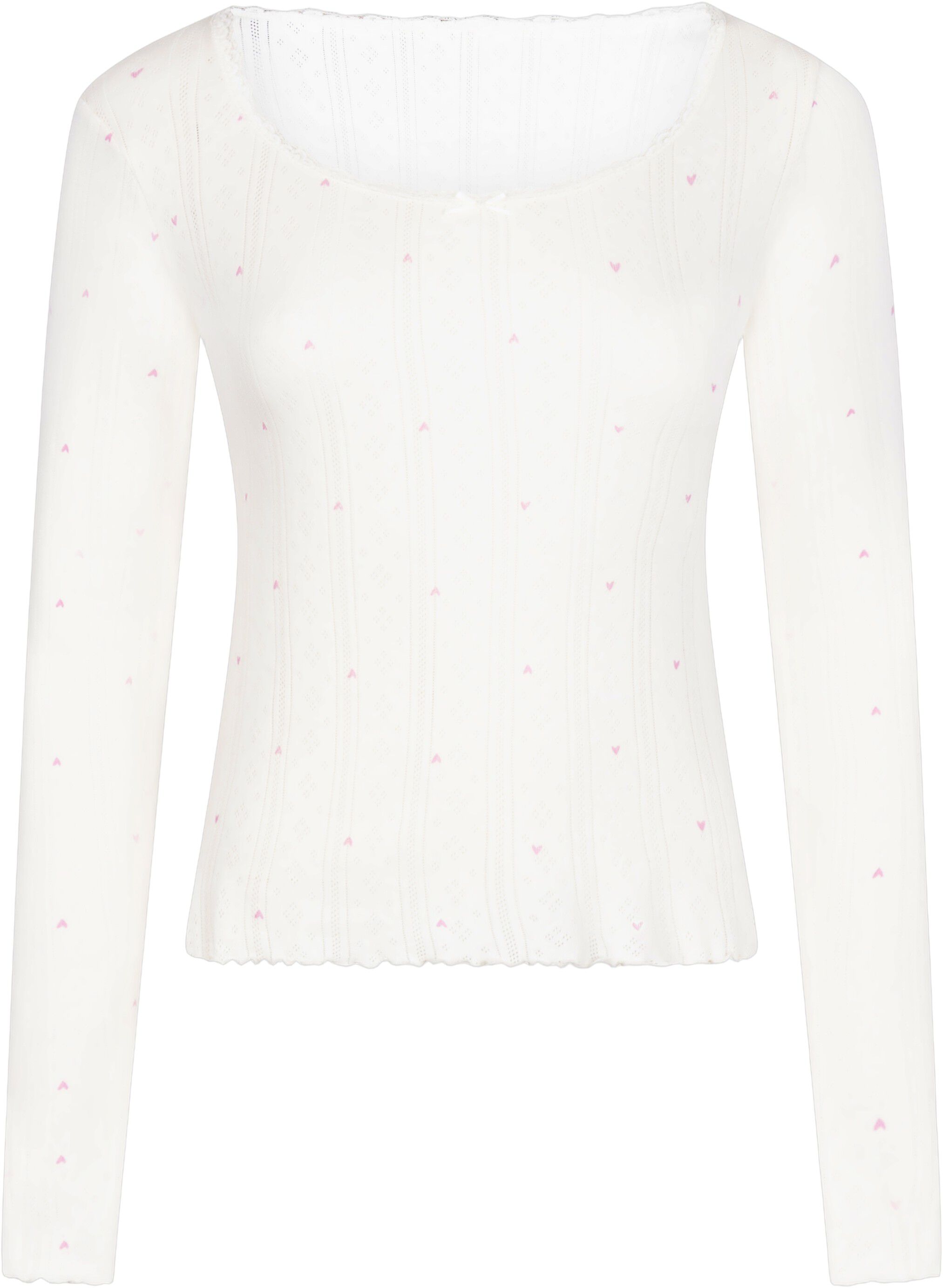 Pointelle Pyjama Top