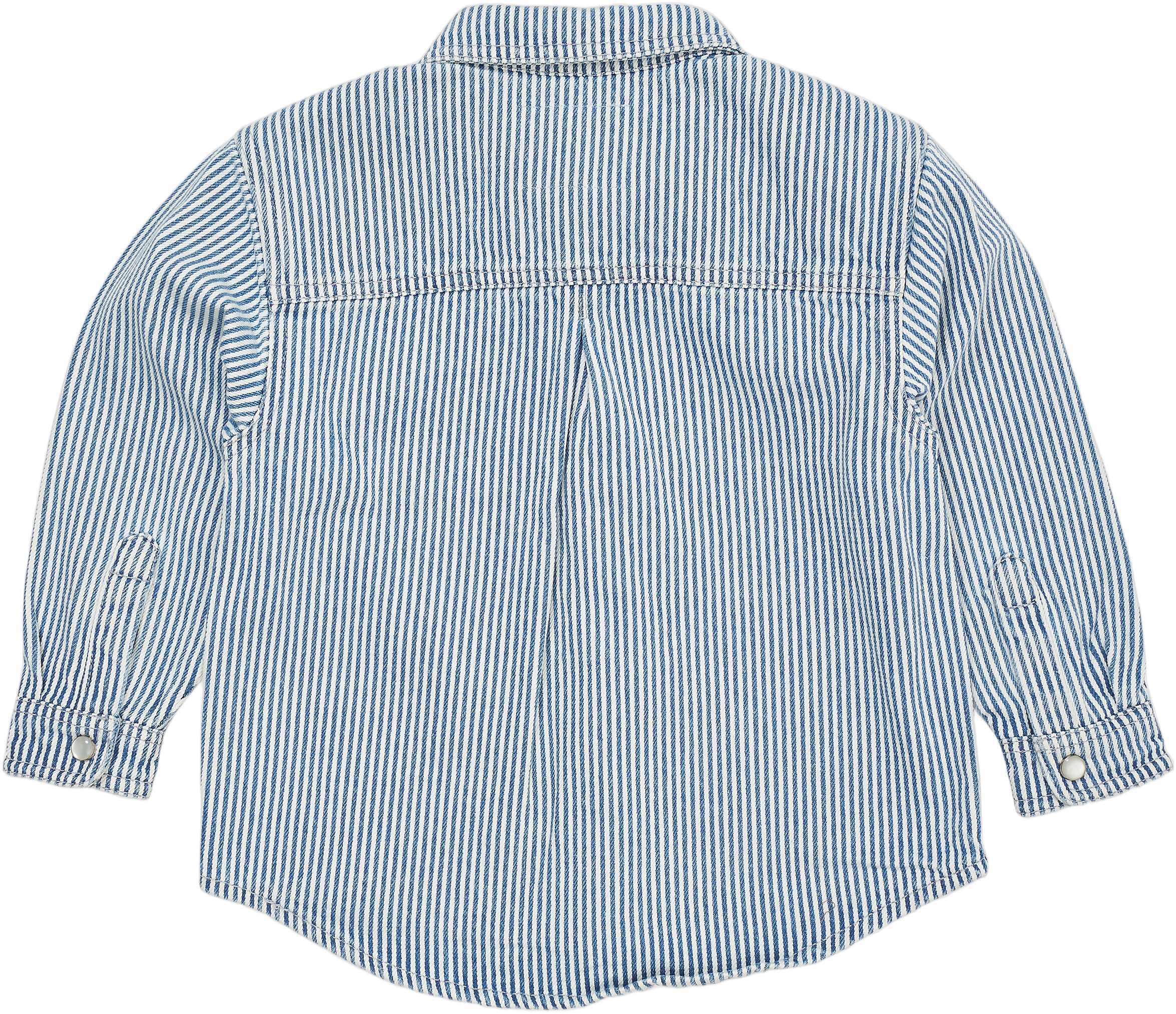 Y/D STRIPE TWILL OVERSHIRT