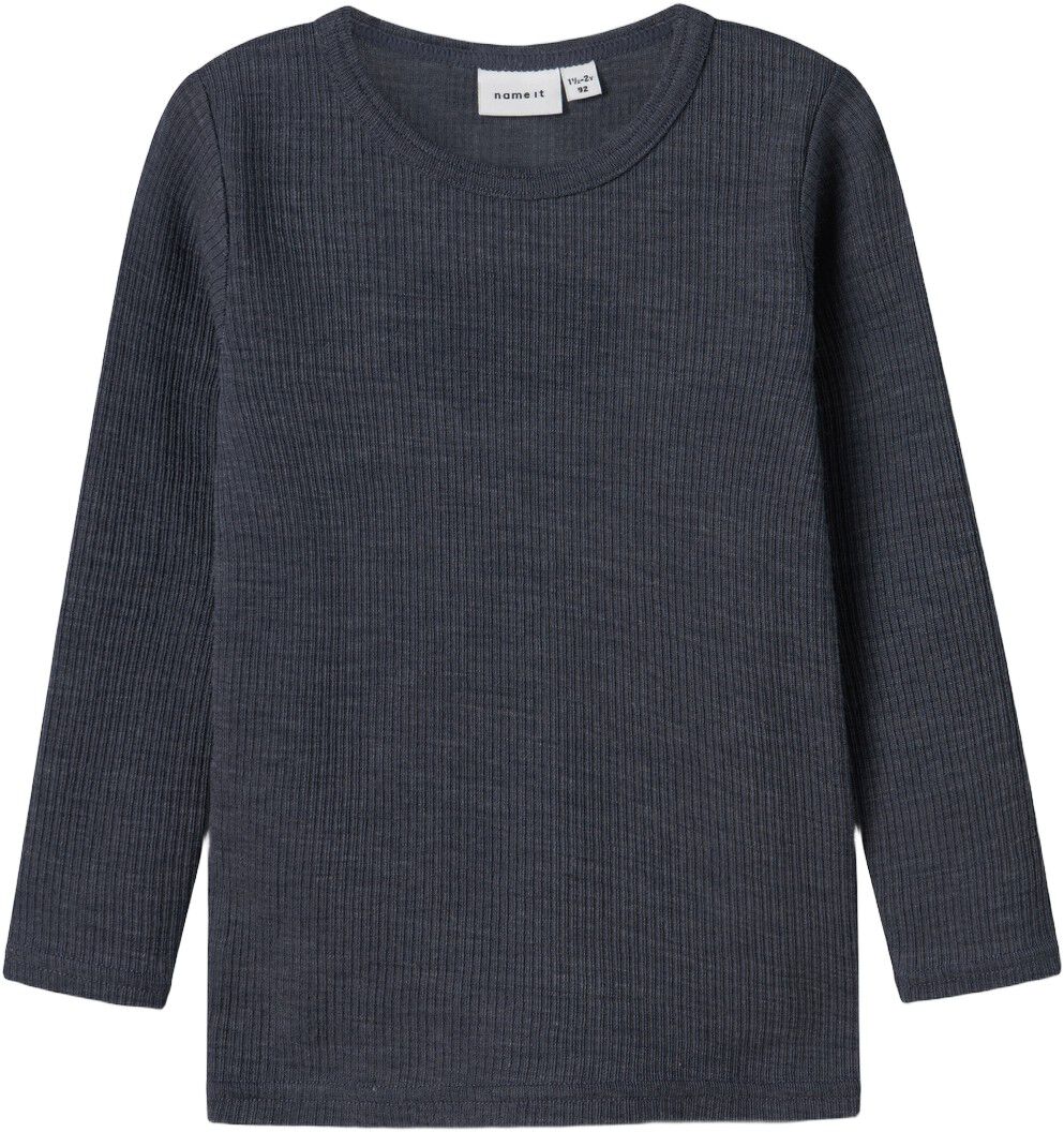 NMNWAX WOOL RIB LS TOP NOOS