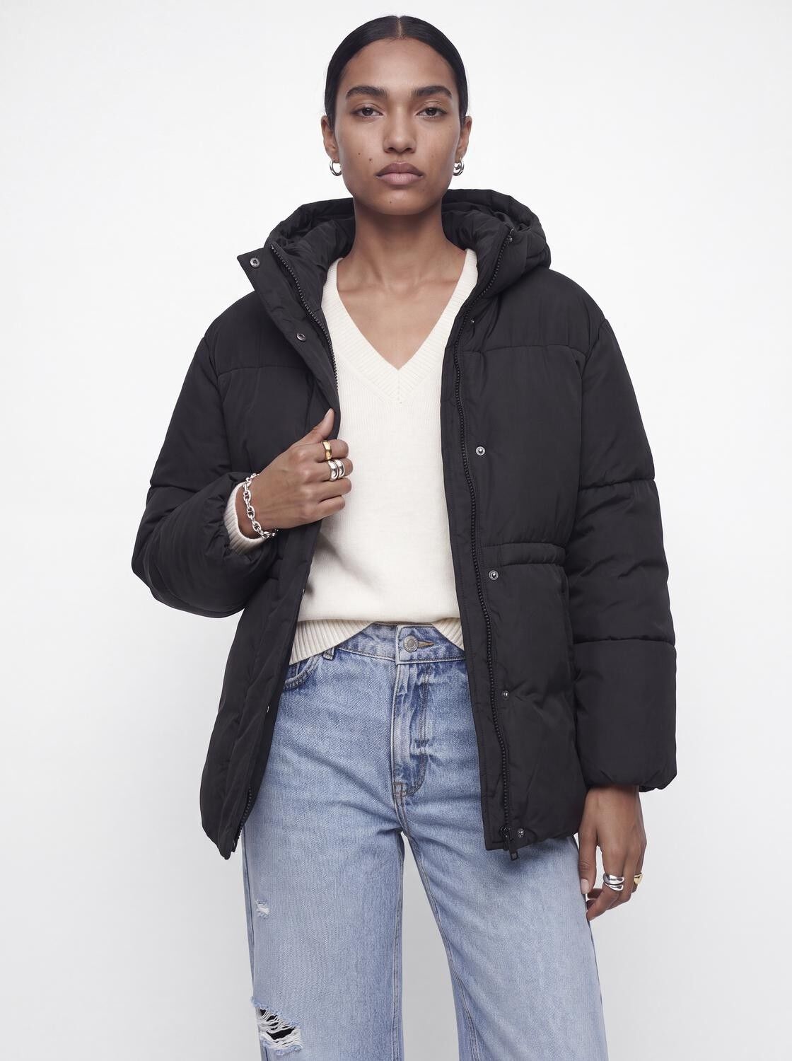 Jxmaeve Mid Puffer Jacket Otw