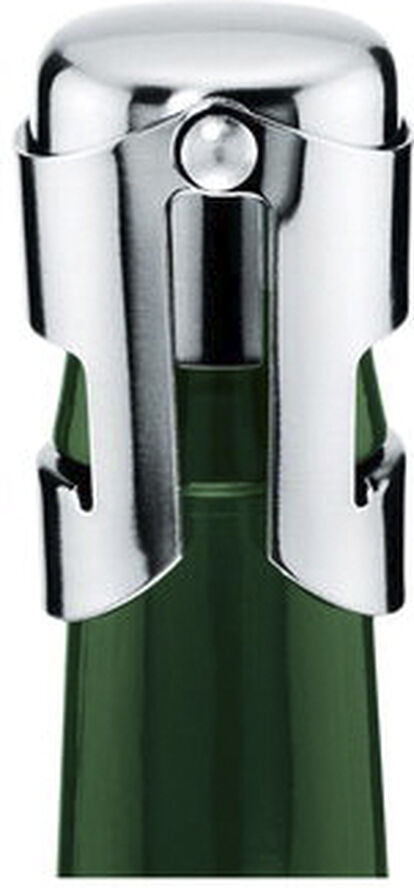 "Champagneforsegler 4 x 5,5 cm Rustfritt stål"