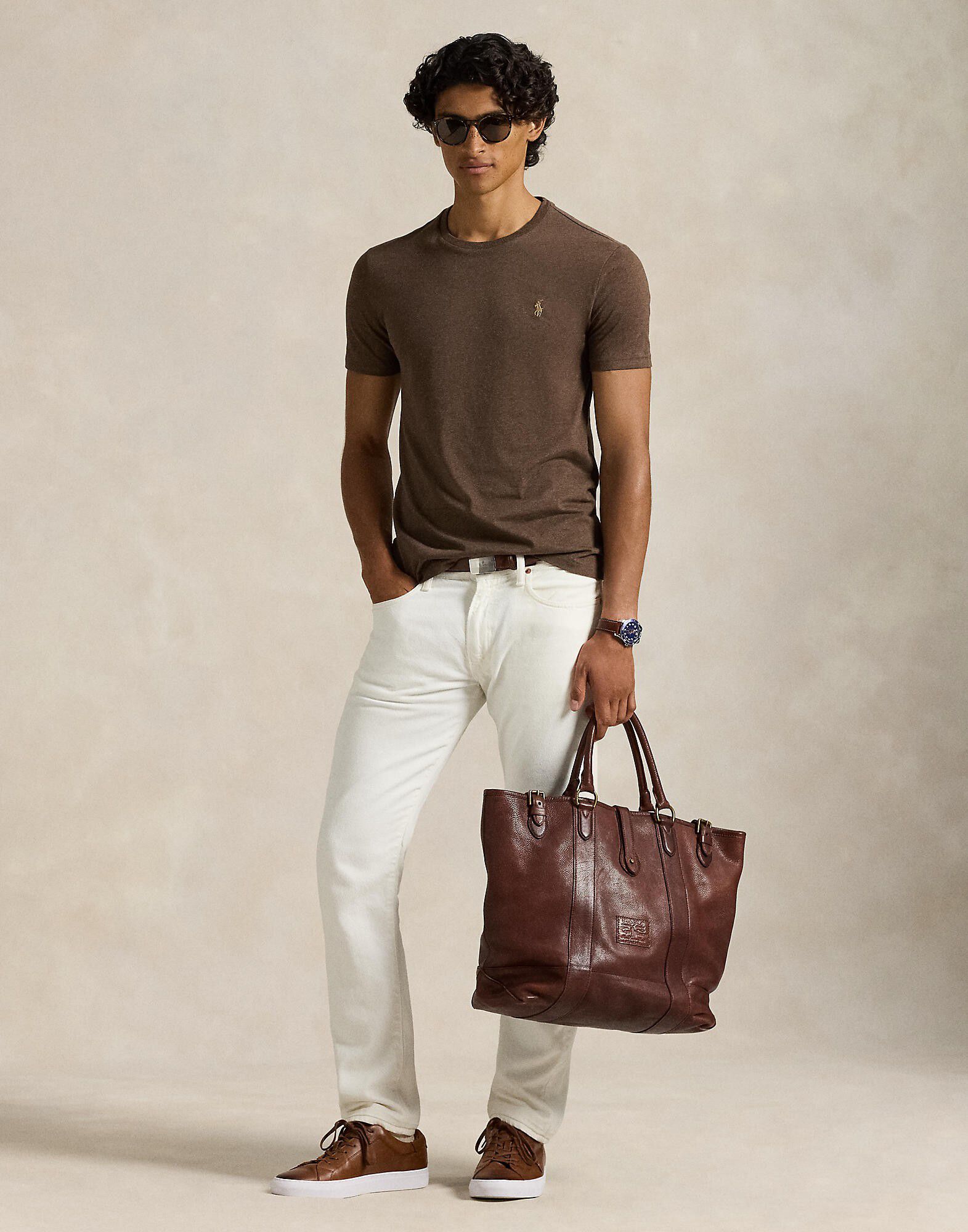 Custom Slim Fit Jersey Crewneck T-Shirt