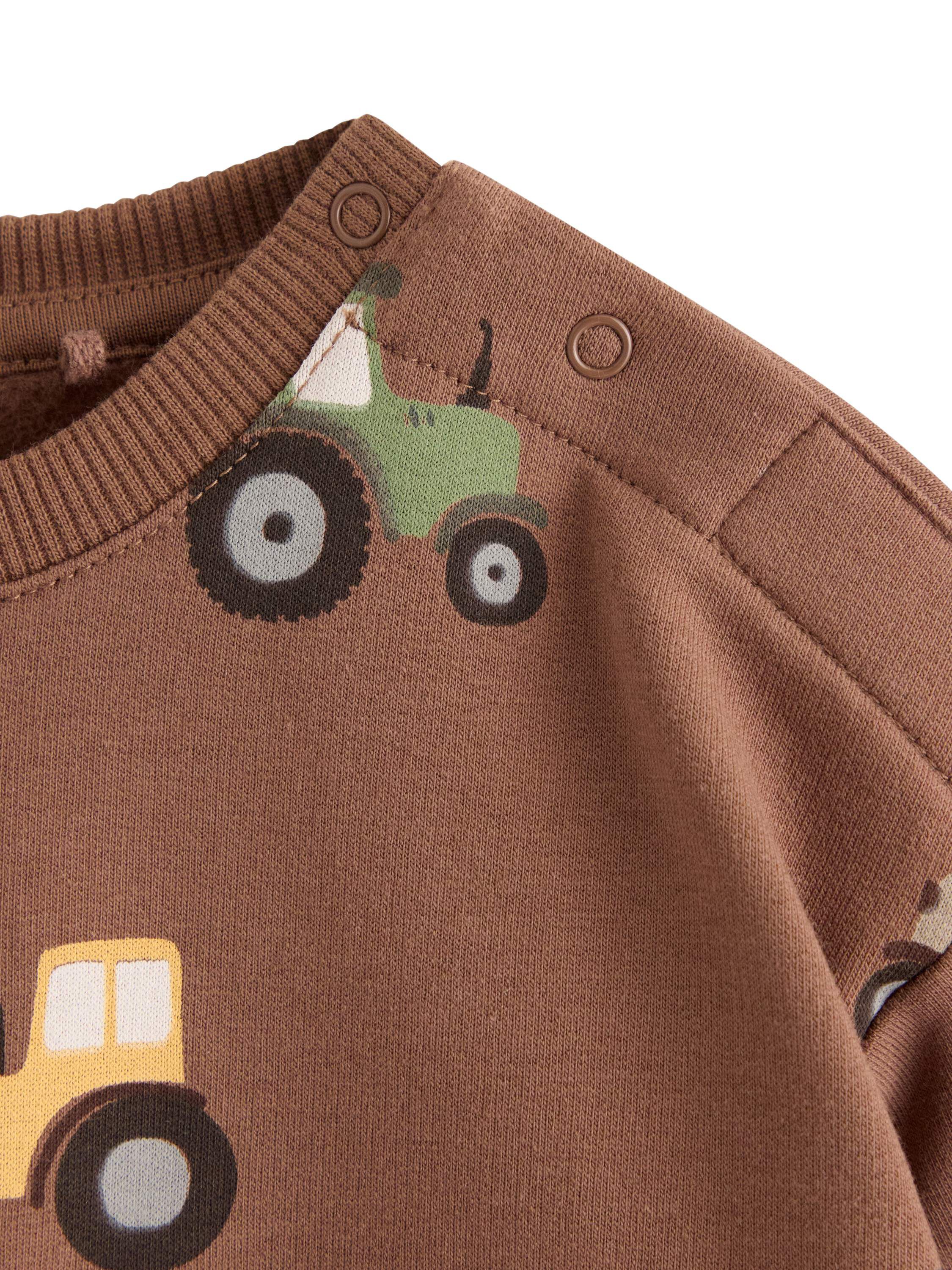 Sweatshirt med borstad insida