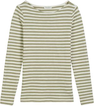 T-shirt, long sleeve, boat neck, st