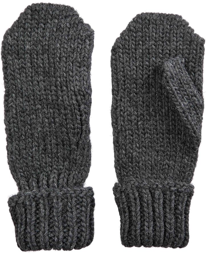 Knitted Mittens - Anthra C675