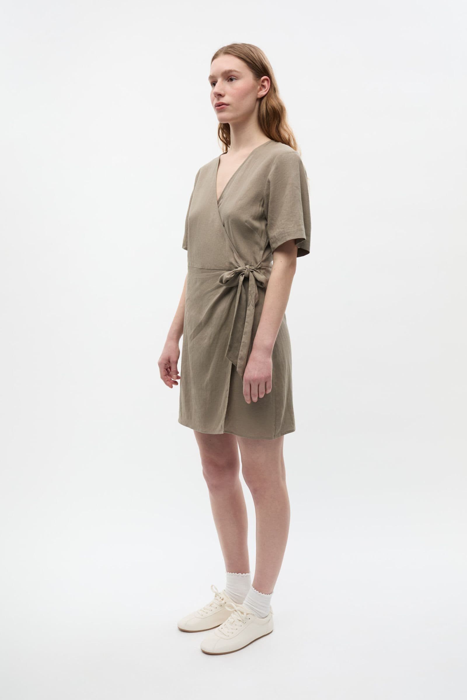 ENMARTINA SS WRAP DRESS 7244