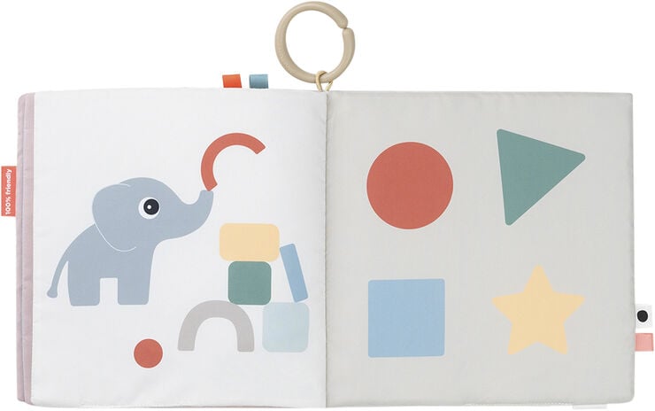 Tummy time stofbog Deer friends Farvemix