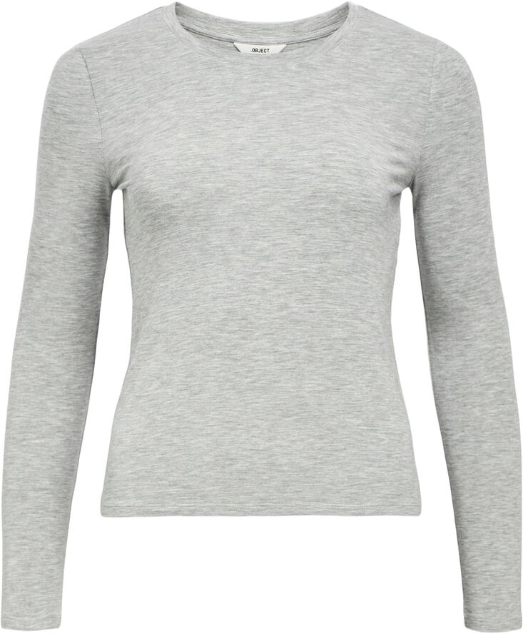 OBJZOFIA SLI L/S O-NECK TOP NOOS