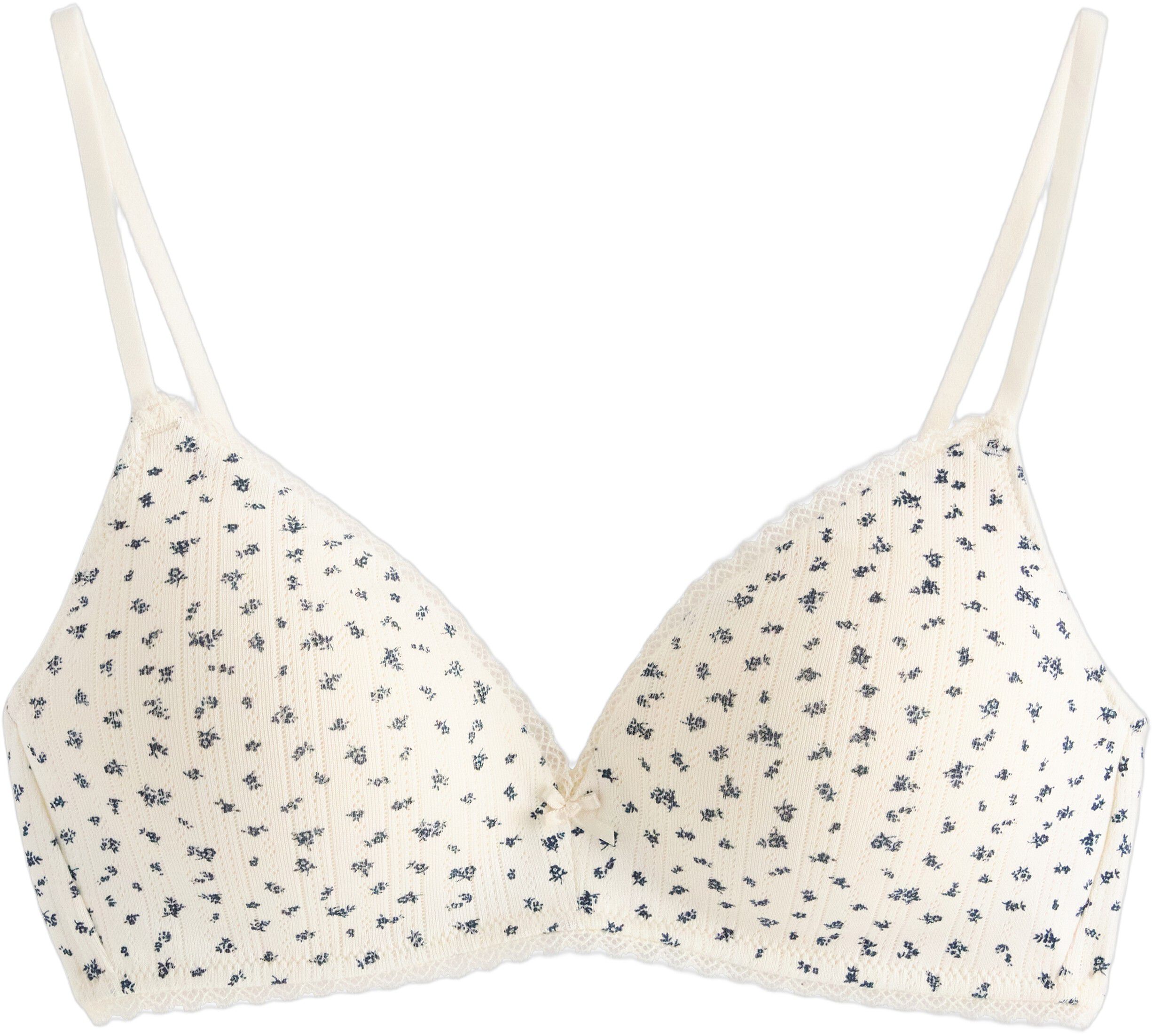 Bra Petite cotton pointelle