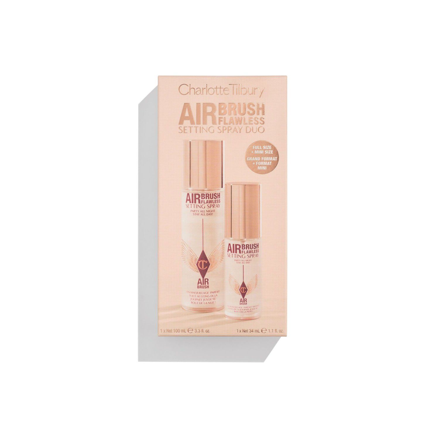 Detta set kombinerar min legendariska AIRbrush Flawless Setting Spray