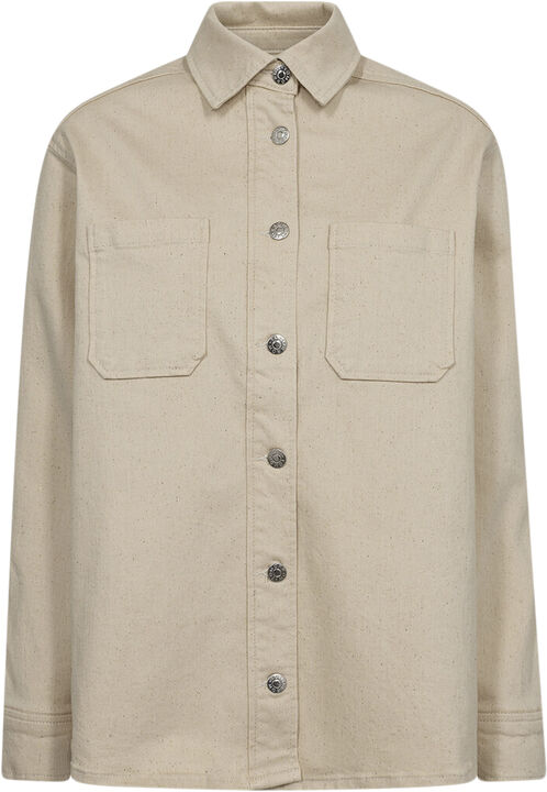TRW-Kaia Twill Shirt Wash Crude Ecru