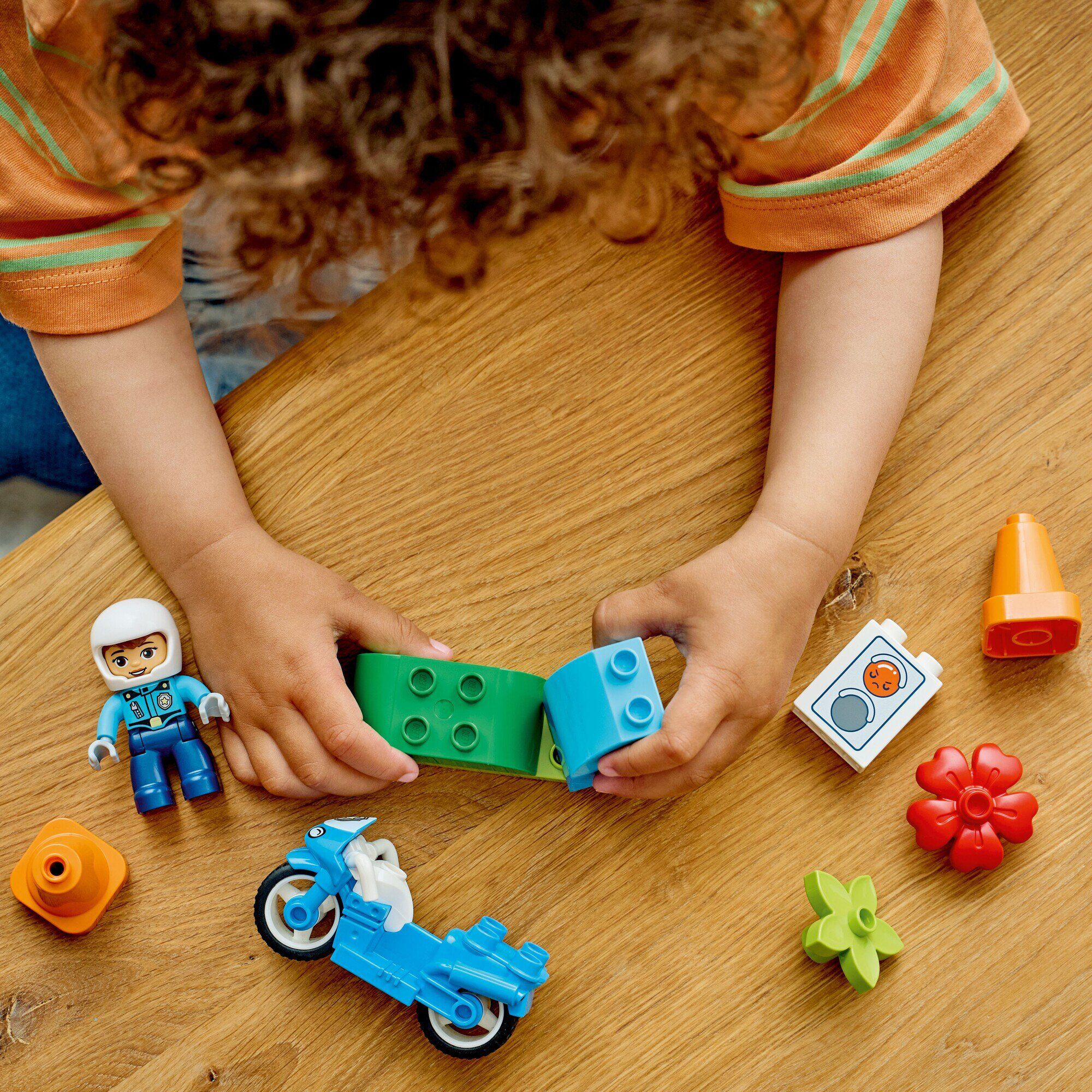 Bl&aring; politimotorcykel 10471