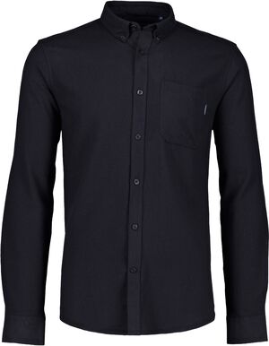 M&eacute;lange brushed shirt L/S