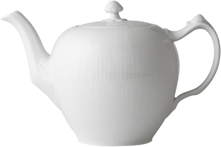 White Fluted tekanna 1 L