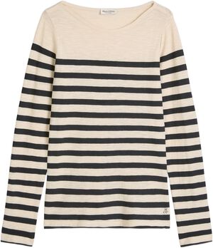 T-shirt, long sleeve, boat neck, st