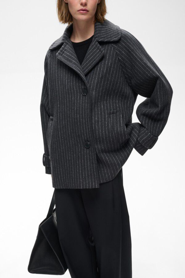 THORAIW MINONA COAT PINSTRIPED