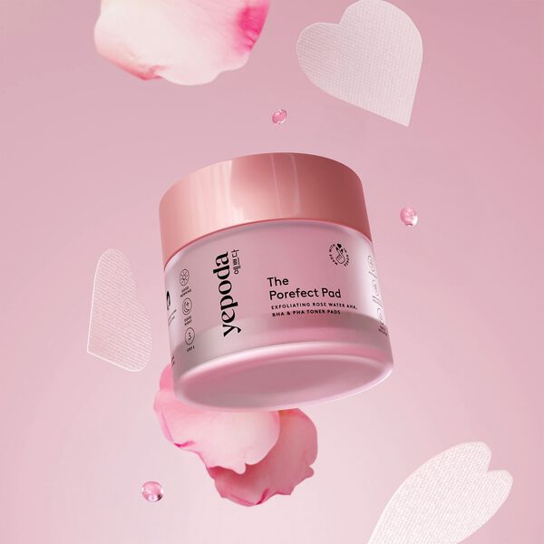 The Porefect Pad - Exfolierande toner pads med rosenvatten, AHA, BHA o